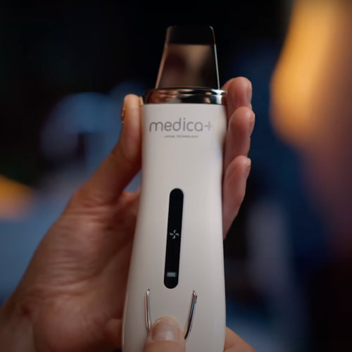 Скрабер Ультразвуковий для шкіри обличчя Medica+ Vibroskin 5.0 (Японія)